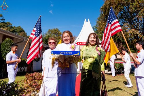 ภาพ No.63967:พิธีทอดกฐินสามัคคี ประจำปีพุทธศักราช 2565 ณ วัดพระธรรมกายจอร์เจีย ประเทศสหรัฐอเมริกา วันอาทิตย์ที่  23  ตุลาคม  พ.ศ. 2565