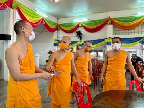 ภาพ No.65771:การเตรียมงานอุปสมบท วัดเกิดการอุดมและวัดมงคลพุการาม อ.คลองหลวง จ.ปทุมธานี โดยเจ้าหน้าที่สำนักสื่อ DMC ในโครงการอุปสมบทบูชาธรรม มหาปูชนียาจารย์ประจำปี 2565 เมื่อวันที่ 6 ธันวาคม พ.ศ. 2565