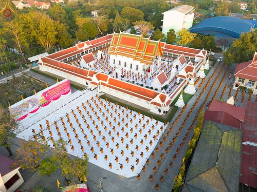 ภาพ No.73178:พุทธบุตรธรรมยาตรา ปฏิบัติธรรมและบันทึกภาพประวัติศาสตร์ ในโครงการธรรมยาตรากตัญญูบูชา มหาปูชนียาจารย์ พระมงคลเทพมุนี(สด จนฺทสโร) พระผู้ปราบมาร อนุสรณ์สถาน 7 แห่ง ปีที่ 11 ณ วัดโบสถ์ (บน) ต.บางคูเวียง อ.บางกรวย จ.นนทบุรี วันที่ 19 มกราคม พ.ศ. 2566