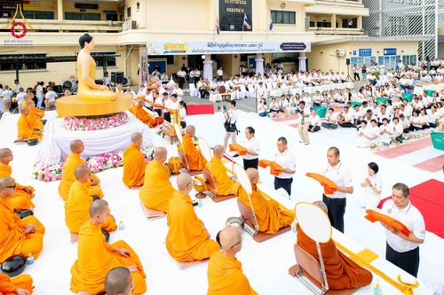 ภาพ No.346957:วันอาทิตย์ที่ 30 สิงหาคม พ.ศ. 2569  พิธีทำบุญตักบาตรพระ 123 รูป เนื่องในโอกาสครบรอบ 122 ปี แห่งการก่อตั้งอำเภอคลองหลวง จังหวัดปทุมธานี ณ บริเวณหน้าที่ว่าการอำเภอคลองหลวง