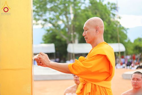 ภาพ No.336967:วันเสาร์ที่ 27 มิถุนายน 2569 พิธีทอดผ้าป่า พิธีตอกเสาเข็มมงคล องค์พระเจดีย์เพื่อสันติภาพโลก ณ ธุดงคสถานลุ่มน้ำฝาง อำเภอฝาง จังหวัดเชียงใหม่
