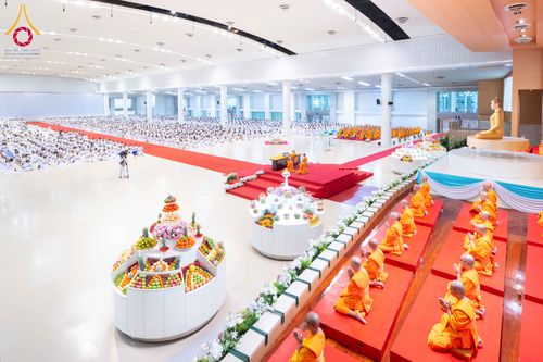 ภาพ No.287562:วันที่ 1 มกราคม พ.ศ. 2569 พิธีบูชาข้าวพระ ณ สภาธรรมกายสากล วัดพระธรรมกาย