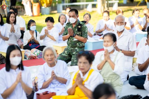 ภาพ No.83139:พิธีถวายสังฆทาน 323 วัด 4 จังหวัดชายแดนภาคใต้ ปีที่ 19 ครั้งที่ 163 พิธีมอบกองทุนหนุนแรงใจช่วยครูใต้ ปีที่ 16 ครั้งที่ 128  และพิธีทำบุญอุทิศส่วนกุศลให้ผู้วายชนม์ ในวันเสาร์ที่ 8 กรกฎาคม พ.ศ. 2566 ณ หอประชุม อาคารพระสุทธิสมณวัตรานุสรณ์   วัดมุจลินทวาปีวิ