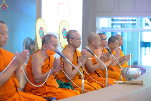 ภาพ No.83269:พิธีถวายสังฆทานคณะสงฆ์ 85 รูป  และพิธีทอดผ้าป่ายกช่อฟ้าดวงแก้ว มหาวิหารหลวงปู่  วันอาทิตย์ที่ 18 มิถุนายน 2566 ณ ศูนย์ปฏิบัติธรรมภาคใต้ อ.บางกล่ำ จ.สงขลา