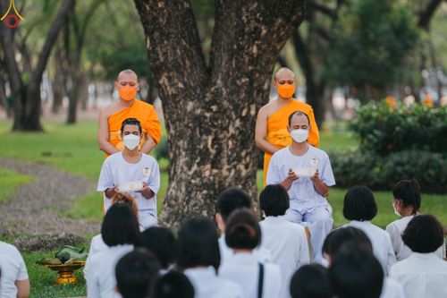 ภาพ No.80094:พิธีตัดปอยผมและปลงผมนาคธรรมทายาท โครงการอุปสมบทหมู่ธรรมทายาท พุทธศาสตร์สากลรุ่นที่ 7 (ภาคฤดูร้อน) วันอาทิตย์ที่ 9 เมษายน พ.ศ.2566