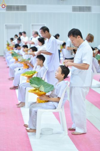 ภาพ No.316801:วันเสาร์ที่ 28 มีนาคม พ.ศ.2569 พิธีปลงผมนาคธรรมทายาท โครงการสามเณรยุวธรรมทายาท รุ่นที่ 34 โครงการสามเณรมัชฌิมธรรมทายาท รุ่นที่ 30 ณ มหารัตนวิหารคด 13 วัดพระธรรมกาย