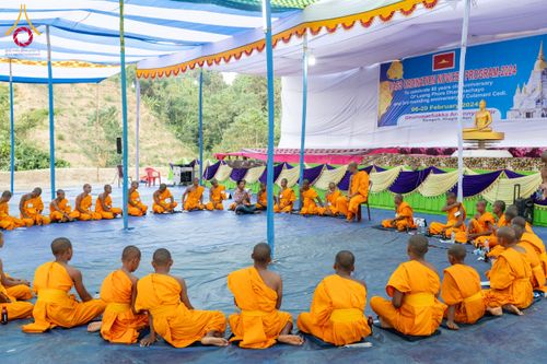 ภาพ No.131028:Photo Story ปฐมบรรพชาชาวพุทธมาร์มา Episode 4/5 วันที่ 13 กุมภาพันธ์พ.ศ. 2567 ณ วัดธัมจักร อรัญกุฏิ บังกลาเทศ