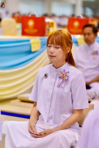 ภาพ No.236116:วันที่ 3 สิงหาคม พ.ศ. 2568 พิธีบูชาข้าวพระ ณ สภาธรรมกายสากล วัดพระธรรมกาย