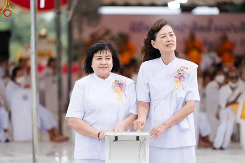 ภาพ No.158167:พิธีทอดผ้าป่า ติดตั้งแผ่นสิริฉะทะนะรัสมี(หลังคา) อาคาร 80 ปี หลวงพ่อธัมมชโย วันอาทิตย์ที่ 22 กันยายน พ.ศ. 2567 ณ ศูนย์ปฏิบัติธรรมวิหารแดง อ.วิหารแดง จ.สระบุรี