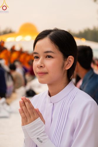 ภาพ No.120368:พิธีต้อนรับพระธรรมยาตรา ในโครงการธรรมยาตรา กตัญญูบูชา มหาปูชนียาจารย์ พระมงคลเทพมุนี(สด จนฺทสโร) พระผู้ปราบมาร อนุสรณ์สถาน 7 แห่ง ปีที่ 12 วันที่ 28 มกราคม พ.ศ. 2567 ณ วัดพระธรรมกาย จ.ปทุมธานี (ชุดที่ 2)