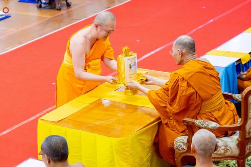 ภาพ No.235042:วันเสาร์ที่ 26 กรกฎาคม พ.ศ. 2568 พิธีทอดผ้าป่าบูรณปฏิสังขรณ์ วัดสามพระยาวรวิหาร ณ ศาลาอบรมสงฆ์ วัดสามพระยาวรวิหาร เขตพระนคร กรุงเทพมหานครฯ