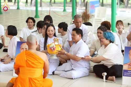 ภาพ No.244838:วันเสาร์ที่ 6 กันยายน พ.ศ. 2568 พิธีถวายบาตร บรรพชา อุปสมบทของนาคธรรมทายาท โครงการอุปสมบทหมู่บูชาธรรมครบรอบ 108 ปี  วันครูผู้ค้นพบวิชชาธรรมกาย ณ โบสถ์พระไตรปิฎก วัดพระธรรมกาย