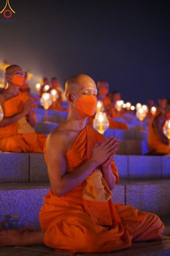 ภาพ No.125070:พิธีเวียนประทักษิณและจุดมาฆประทีป (ชุดที่ 2) ในวันมาฆบูชา เสาร์ที่ 24 กุมภาพันธ์ พ.ศ. 2567 ณ พระมหาธรรมกายเจดีย์ วัดพระธรรมกาย