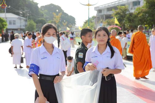 ภาพ No.236860:วันที่ 26-27 กรกฎาคม พ.ศ. 2568 ภาพการเตรียมงาน - เก็บงาน มหาสังฆทานครั้งยิ่งใหญ่ ตักบาตรพระ 1,000 รูป ทำบุญเมืองพัทลุง