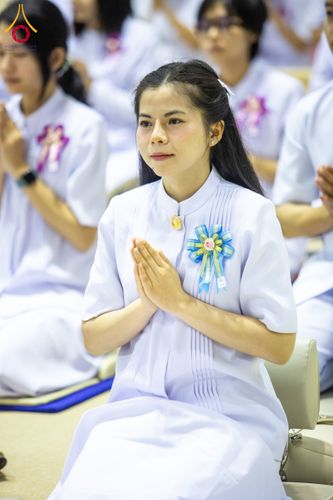 ภาพ No.134099:พิธีบูชาข้าวพระ  ในวันอาทิตย์ต้นเดือนที่ 7 เมษายน พ.ศ. 2567 ณ วัดพระธรรมกาย จ.ปทุมธานี