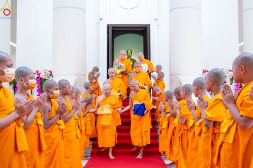 ภาพ No.81734:พิธีอุปสมบทอุทิศชีวิต สามเณรเปรียญธรรม 11 รูป ในวันวิสาขบูชา วันเสาร์ที่ 3 มิถุนายน 2566 ณ อุโบสถพระไตรปิฎก วัดพระธรรมกาย จ.ปทุมธานี