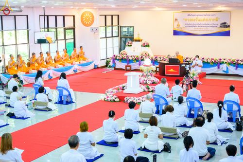 ภาพ No.78164:พิธีเจริญพระพุทธมนต์ สมโภชดวงแก้ว  " ดวงตะวันแห่งเกาหลี "  ดวงแก้ว "บริกรรมนิมิต" เพื่อการเข้าถึงธรรม  วันเสาร์ที่ 18 มีนาคม พ.ศ.2566  ณ อาคารปลูกศรัทธา วัดพระธรรมกาย