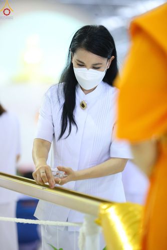 ภาพ No.77830:พิธีหล่อพระบรมพุทธเจ้า ทิศตะวันตก  วันอาทิตย์ที่ 19 มีนาคม พ.ศ. 2566 ณ วัดพระธรรมกาย จ.ปทุมธานี