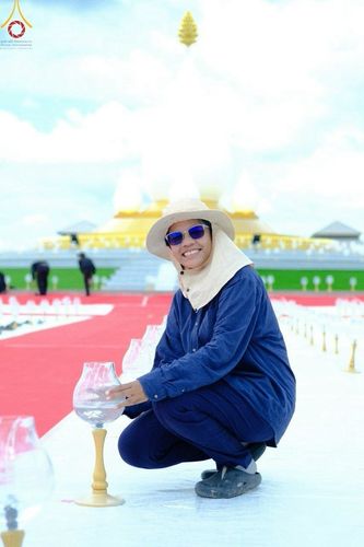 ภาพ No.211282:วันเสาร์ที่ 15 มีนาคม พ.ศ. 2568  การเตรียมงานของเจ้าหน้าที่ เพื่องานฉลองปทุมเจดีย์ ณ ศูนย์อบรมเยาวชนปัตตานี