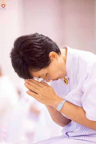 ภาพ No.228010:วันอาทิตย์ที่ 1 มิถุนายน พ.ศ. 2568 พิธีตักบาตร , พิธีบูชาข้าวพระ ณ วัดพระธรรมกาย จ.ปทุมธานี