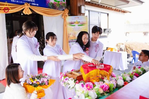 ภาพ No.316357:วันอาทิตย์ที่ 15 มีนาคม พ.ศ.2569 พิธีปฐมเริ่มหล่อองค์พระเจดีย์ เพื่อสร้างสันติภาพโลก บูชาธรรม ๘๒ ปี หลวงพ่อธัมมชโย  ณ วัดป่าธรรมกายนานาชาติโทชิหงิ ประเทศญี่ปุ่น