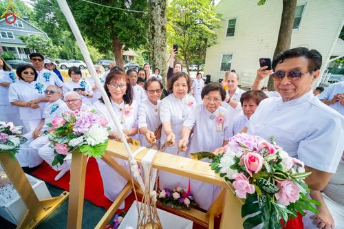 ภาพ No.144894:พิธีประดิษฐานลูกนิมิตมหาสมบัติ ผูกสีมาสถาปนาอุโบสถ บูชาธรรม ๘๐ ปี หลวงพ่อธัมมชโย วันอาทิตย์ที่ ๓๐ มิถุนายน พ.ศ. ๒๕๖๗ วัดพระธรรมกายนิวเจอร์ซี ประเทศสหรัฐอเมริกา