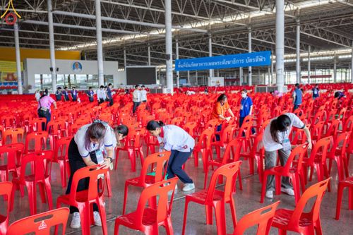 ภาพ No.59537:การอบรมอาสาสมัคร  เตรียมงานและจัดถวายภัตตาหาร แด่พระสังฆาธิการ 10,000 กว่าวัดทั่วประเทศ ในวันที่ 21-22 เมษายน พ.ศ.2567 เพื่องานวันคุ้มครองโลก จัดโดย ชมรมพุทธศาสตร์สากลฯ