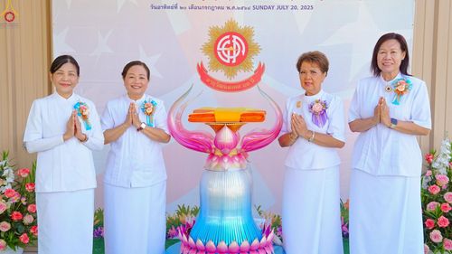 ภาพ No.234785:วันอาทิตย์ที่ 20 กรกฎาคม  พ.ศ.2568 พิธีทอดผ้าป่าภาคพื้นอเมริกา พิธีเจริญพระพุทธมนต์ ฉลองอาคารแก้วธรรมชัยรัตนอนันต์ วัดพระธรรมกายเทนเนสซี ประเทศสหรัฐอเมริกา