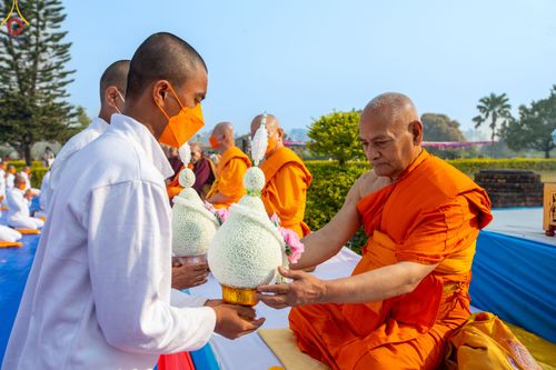 ภาพ No.77916:พิธีบรรพชาสามเณรหมู่ ณ ประเทศเนปาล วันที่ 16 มีนาคม พ.ศ. 2566