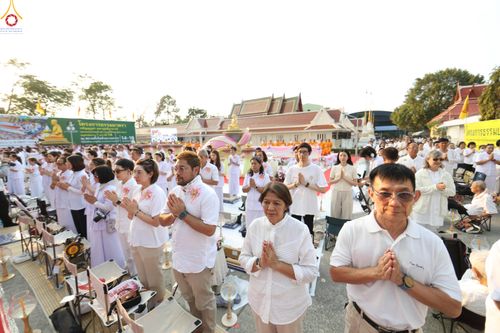 ภาพ No.296876:วันที่ 17 มกราคม พ.ศ. 2569 พิธีจุดประทีปถวายเป็นพุทธบูชา และบูชาธรรมมหาปูชนียาจารย์  ณ วัดโบสถ์บน ต.บางคูเวียง จ.นนทบุรี อนุสรณ์สถานลำดับที่ 4 สถานที่เกิดด้วยกายธรรม ในโครงการธรรมยาตรา กตัญญูบูชา มหาปูชนียาจารย์ พระมงคลเทพมุนี(สด จนฺทสโร) พระผู้ปราบมาร อ