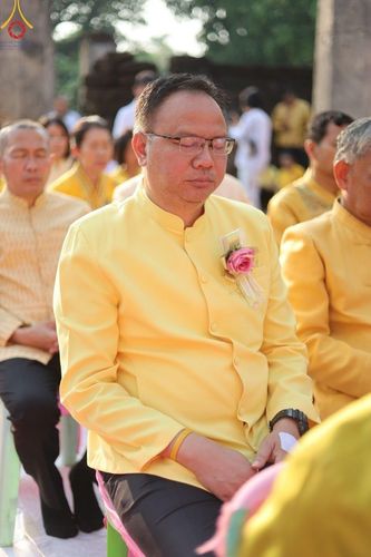 ภาพ No.58683:พิธีตักบาตรพระ ๑,๐๐๐ รูป สมโภชครบรอบ ๘๐๐ ปี พระบรมธาตุเมืองเชลียง ณ วัดพระศรีรัตนมหาธาตุ ราชวรวิหาร  (วัดพระปรางค์) ต.ศรีสัชนาลัย  อ.ศรีสัชนาลัย จ.สุโขทัย วันพฤหัสบดีที่ ๒๕ เมษายน พ.ศ. ๒๕๖๗