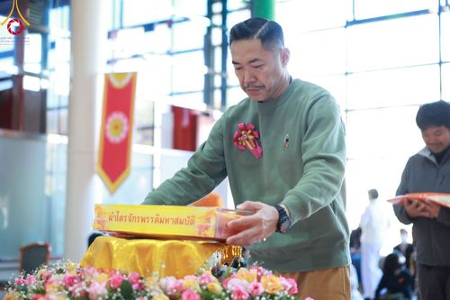 ภาพ No.95461:พิธีทอดกฐินบรมจักรพรรดิสร้างทุกสิ่ง วัดพระธรรมกายยามานาชิ ประเทศญี่ปุ่น วันอาทิตย์ที่ 19 พฤศจิกายน พ.ศ. 2566