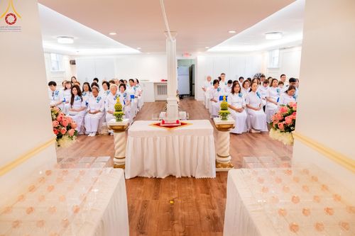 ภาพ No.144700:พิธีประดิษฐานลูกนิมิตมหาสมบัติ ผูกสีมาสถาปนาอุโบสถ บูชาธรรม ๘๐ ปี หลวงพ่อธัมมชโย วันอาทิตย์ที่ ๓๐ มิถุนายน พ.ศ. ๒๕๖๗ วัดพระธรรมกายนิวเจอร์ซี ประเทศสหรัฐอเมริกา