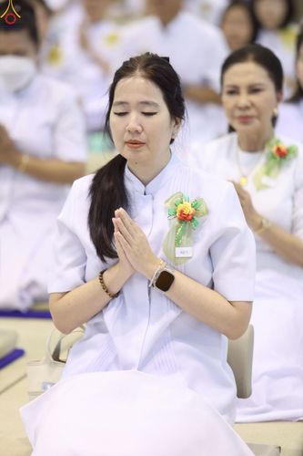 ภาพ No.240641:วันพุธที่ 27 สิงหาคม พ.ศ. 2568 พิธีปฏิบัติธรรมภาคสาย ในวันธรรมชัย ณ วัดพระธรรมกาย จ.ปทุมธานี