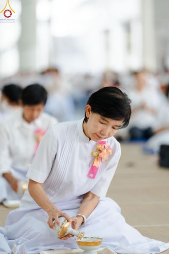 ภาพ No.211063:วันพฤหัสบดีที่ 13 มีนาคม พ.ศ. 2568  กิจกรรมวันพระ ขึ้น 15 ค่ำ เดือน 4 พิธีบุพเปตพลี ครั้งที่ 160 และ พิธีฉลองชัยสวดธัมจักรกัปปวัตนสูตร ครบ 7,196,000,000 จบ ณ วัดพระธรรมกาย