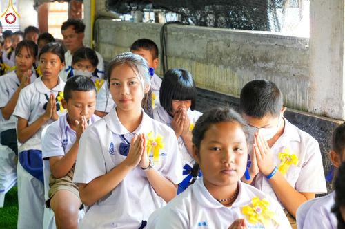 ภาพ No.125624:พิธีมอบโล่และทุนการศึกษา โครงการโรงเรียนส่งเสริมศีลธรรม  "นักบุญขุนเขา" ครั้งที่ ๒ ณ อาคารธรรมสภา วัดบ้านขุน ตำบลบ่อหลวง อำเภอฮอด จังหวัดเชียงใหม่ วันอังคารที่ ๒๗ กุมภาพันธ์ พ.ศ.๒๕๖๗