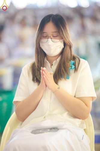 ภาพ No.158921:พิธีตักบาตร ในวันอาทิตย์ต้นเดือน วันที่ 6 ตุลาคม พ.ศ. 2567 ณ สภาธรรมกายสากล วัดพระธรรมกาย