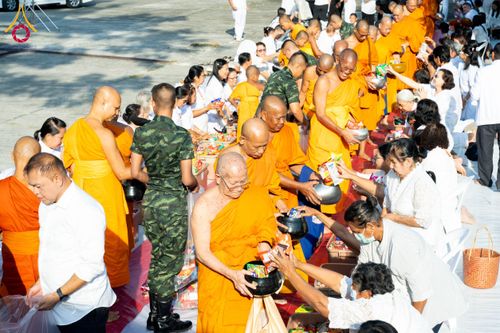 ภาพ No.208448:พิธีถวายสังฆทานแด่คณะสงฆ์ 323 วัด ปีที่ 21 ครั้งที่ 174 พิธีมอบกองทุนหนุนแรงใจช่วยครูใต้ ปีที่ 18 ครั้งที่ 138 และพิธีทำบุญอุทิศส่วนกุศลให้ผู้วายชนม์ ณ วัดบุณณาราม(วัดโคกงู) จ.นราธิวาส วันเสาร์ที่ 15 กุมภาพันธ์ พ.ศ.2568