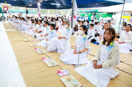 ภาพ No.119058:พิธีถวายภัตตาหารเป็นสังฆทาน แด่คณะพระธรรมยาตรา วันที่ 27 มกราคม พ.ศ. 2567 ณ อนุสรณ์สถานบางปลา จ.นครปฐม