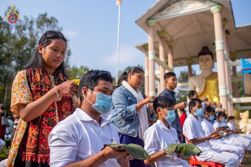 ภาพ No.75753:พิธีตัดปอยผม และ ปลงผมนาคธรรมทายาท ในโครงการบรรพชาสามเณรหมู่ครั้งที่ 3 วันที่ 9 กุมภาพันธ์ พ.ศ. 2566 ณ วัดเบงกาลี เมืองคากาจารี ประเทศบังกลาเทศ