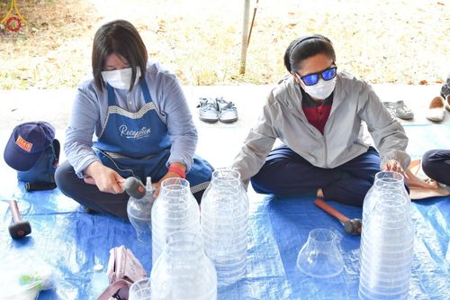 ภาพ No.127442:V.31 ทุ่มเทเพื่อบางกล่ำ การเตรียมงานของเจ้าหน้าที่หน่วยงานต่างๆ  เพื่องานธรรมยาตราอัญเชิญพระบรมสารีริกธาตุ ประดิษฐาน ณ มหารัตนเจดีย์สิริปทุมสวรรค์ (เจดีย์อริยพุทธะ 5 พระองค์) ณ ศูนย์ปฏิบัติธรรมภาคใต้ อ.บางกล่ำ จ.สงขลา ระหว่างวันที่ 9-10 มีนาคม พ.ศ. 2567