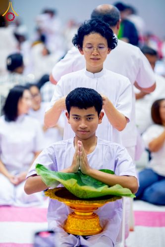 ภาพ No.213530:วันเสาร์ที่ 29 มีนาคม พ.ศ. 2568 พิธีปลงผม โครงการสามเณรยุวธรรมทายาท รุ่นที่ 33 โครงการสามเณรมัชฌิมธรรมทายาท รุ่นที่ 29 ณ ห้องปฏิบัติธรรมวิหารคด คอร์ 13 วัดพระธรรมกาย