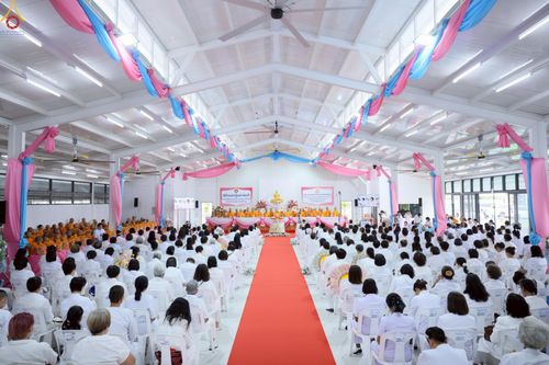 ภาพ No.272267:วันเสาร์ที่ 1 พฤศจิกายน พ.ศ. 2568 พิธีทอดกฐินสามัคคี สร้างกุฏิหมู่สามเณร ณ ศูนย์ปฏิบัติธรรมเบญจธรรม ปทุมธานี  ต.บ้านปทุม อ.สามโคก จ.ปทุมธานี