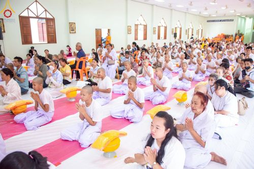 ภาพ No.216359:วันเสาร์ที่ 5 เมษายน พ.ศ. 2568 พิธีขอบรรพชา พิธีขอสรณคมน์และศีล พิธีขอนิสสัย พิธีถวายบาตร ในโครงการบรรพชาสามเณรฟื้นฟูพระพุทธศาสนาทั่วไทย  ณ วัดพระพุทธบาท ราชวรมหาวิหาร ต.ขุนโขลน อ.พระพุทธบาท จ.สระบุรี