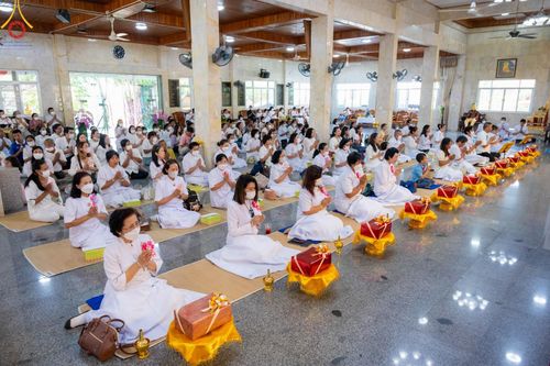ภาพ No.102163:พิธีบรรพชาธรรมทายาท ในโครงการอุปสมบทหมู่ รุ่นบูชาธรรมมหาปูชนียาจารย์ ณ วัดเขาตะแบก อ.ศรีราชา จ.ชลบุรี วันเสาร์ที่ 9 ธันวาคม พ.ศ. 2566