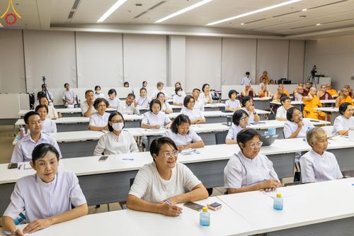 ภาพ No.63415:การสัมมนา World Peace Inner Peace : Lord Buddha 's Social Doctrine to resolve Global Issues ณ อาคาร 100 ปี คุณยายอาจารย์ฯ วัดพระธรรมกาย วันพฤหัสบดี ที่ 25 เมษายน พ.ศ. 2567