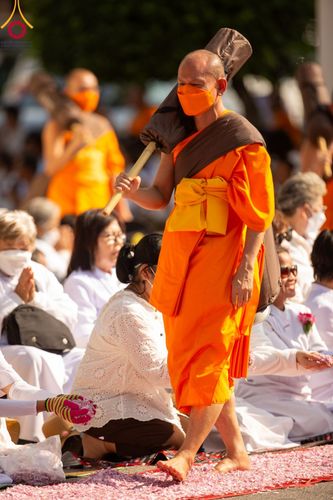 ภาพ No.107852:พิธีต้อนรับพระธรรมยาตรา ในโครงการธรรมยาตรากตัญญูบูชา มหาปูชนียาจารย์ พระมงคลเทพมุนี(สด จนฺทสโร) พระผู้ปราบมาร อนุสรณ์สถาน 7 แห่ง ปีที่ 12 วันที่ 7 มกราคม พ.ศ. 2567 ณ อนุสรณ์สถานคลองบางนางแท่น  อ.สามพราน จ.นครปฐม