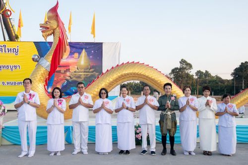 ภาพ No.174511:พิธีประดิษฐานดวงแก้วบรมเศรษฐี นาคีพ่นสมบัติใหญ่ ลานเอนกประสงค์พญานาค 4 ตระกูล วันที่ 15 พฤศจิกายน พ.ศ. 2567 ณ พุทธอุทยานนานาชาติ จ.หนองคาย