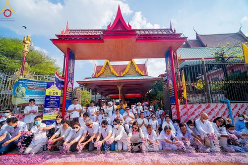 ภาพ No.113097:พิธีต้อนรับพระธรรมยาตรา ปีที่ 12 วันที่ 15 มกราคม พ.ศ. 2567 ณ วัดโบสถ์บน จ.นนทบุรี