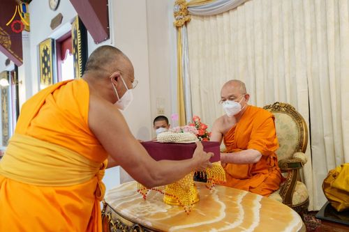 ภาพ No.76318:พิธีต้อนรับสัญญาบัตร - พัดยศ   พระวชิรกิจโสภณ  ณ อุโบสถวัดบ้านขุน ตำบลบ่อหลวง อำเภอฮอด จังหวัดเชียงใหม่ วันศุกร์ที่ ๑๗ เดือน กุมภาพันธ์ พุทธศักราช ๒๕๖๖